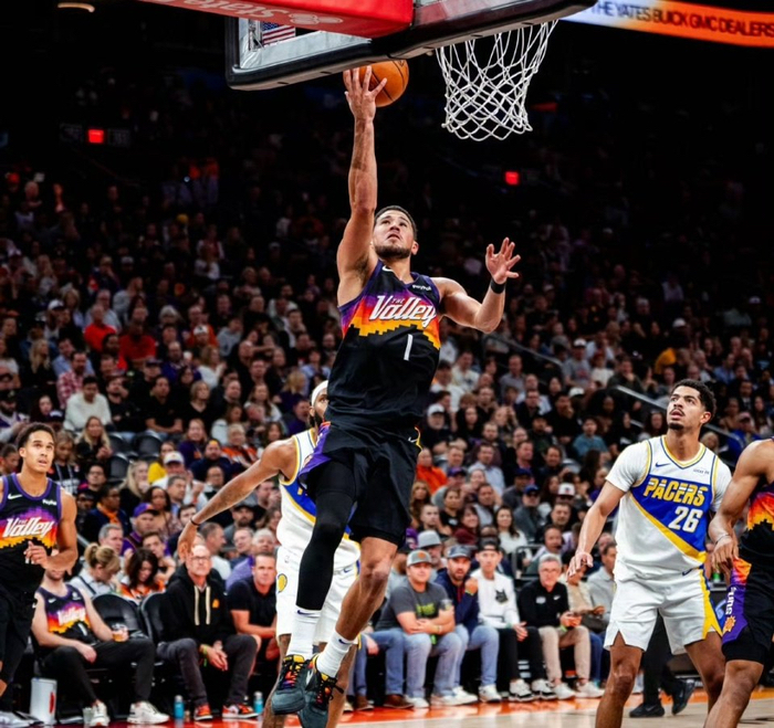 9you娱乐-步行者鏖战国王，布克惊艳四座